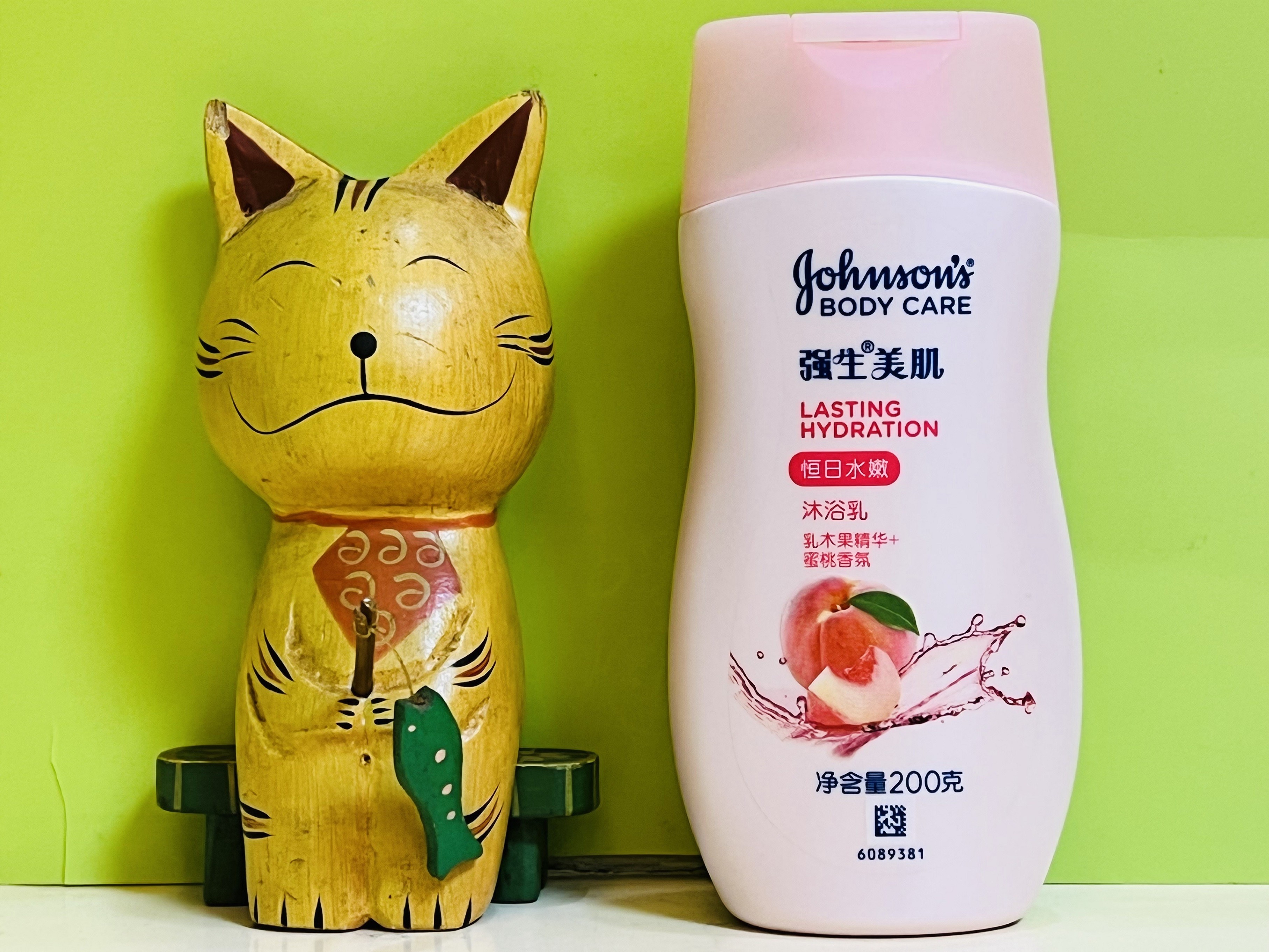 强生沐浴露强生美肌水蜜桃
