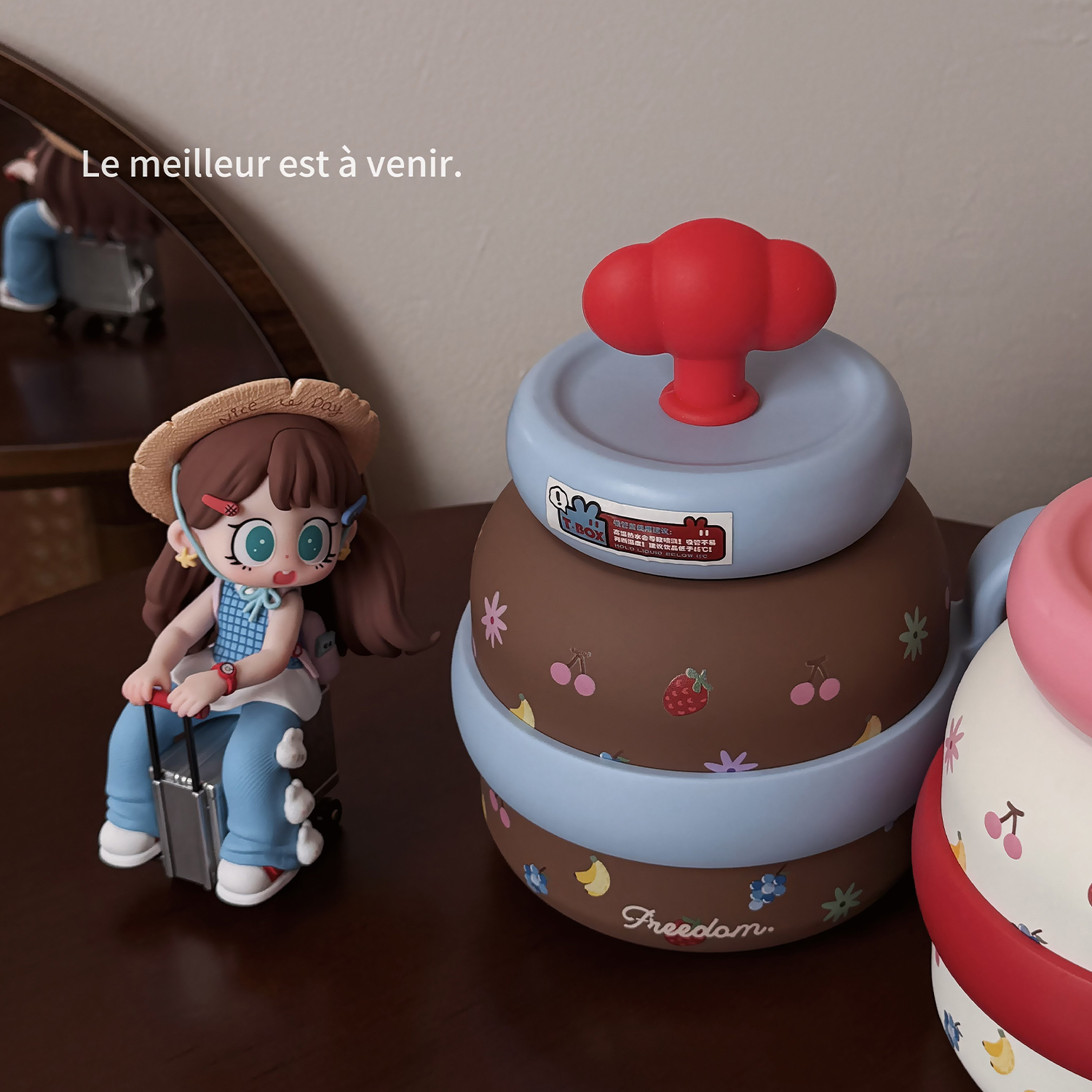 可爱高颜值不锈钢陶瓷覆膜保温杯