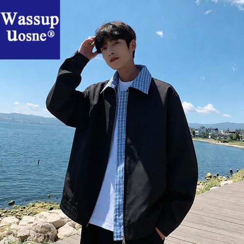 Wassup Uosne外套夹克休闲百搭宽松潮流韩版上衣ma1美式男款工装