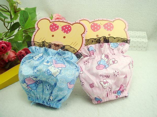 韩版可爱KITTY小碎花纯棉蕾丝儿童袖套 宝宝套袖电脑袖套 护袖