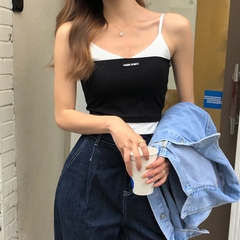 Real price ~ fake 2-piece suspender with breast pad, no bra, no bra, no bottom coat