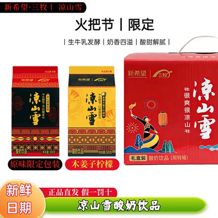 【火把节限定】西昌凉山雪酸奶饮品四川大凉山特产500克伴手礼盒
