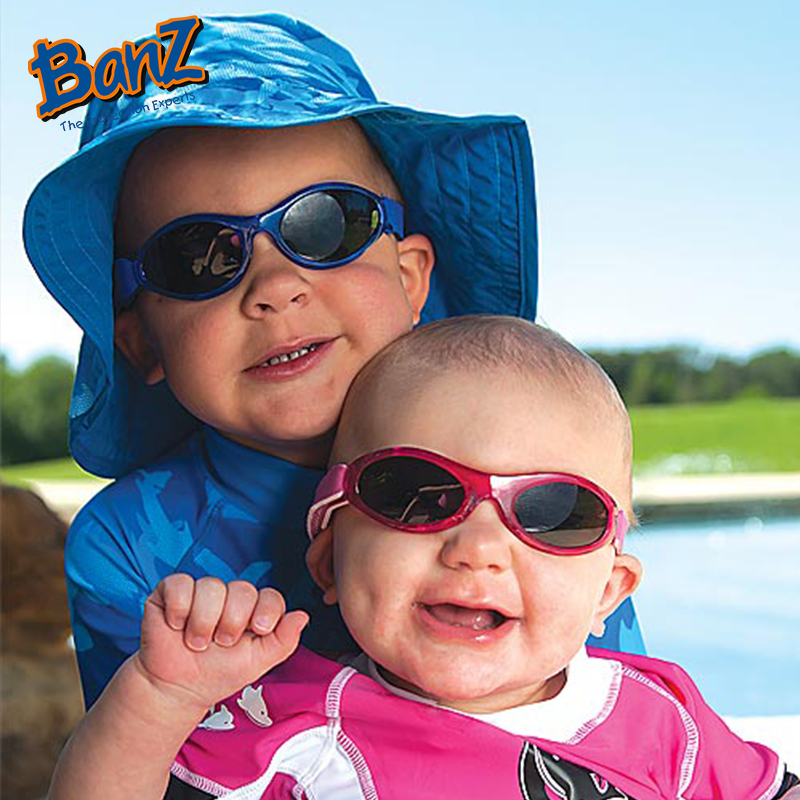 Baby Banz 婴幼儿防紫外线太阳镜探索系列保护视力带绳软胶