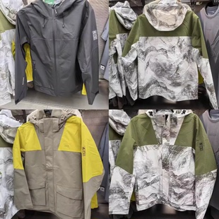 安踏正品户外男梭织运动上衣2024冬新款时尚潮连帽风衣152446602N