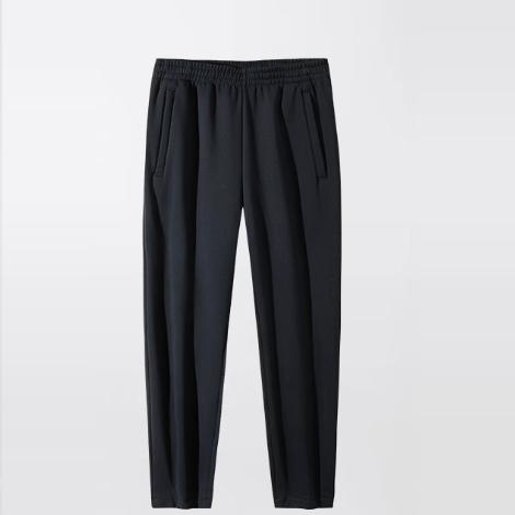 安踏正品男裤2024冬新款综训加绒直筒休闲针织运动长裤152447315N