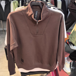 针织衫 安踏正品 透气立领户外半拉链长袖 2025冬新款 152547719N 男装