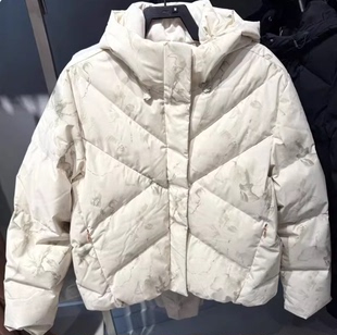 安踏正品速暖女面包服2024冬新款综训连帽防泼水羽绒服162447945N