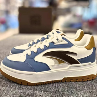 潮流撞色低帮板鞋 安踏982正品 2024冬新款 男鞋 112448068 王一博同款