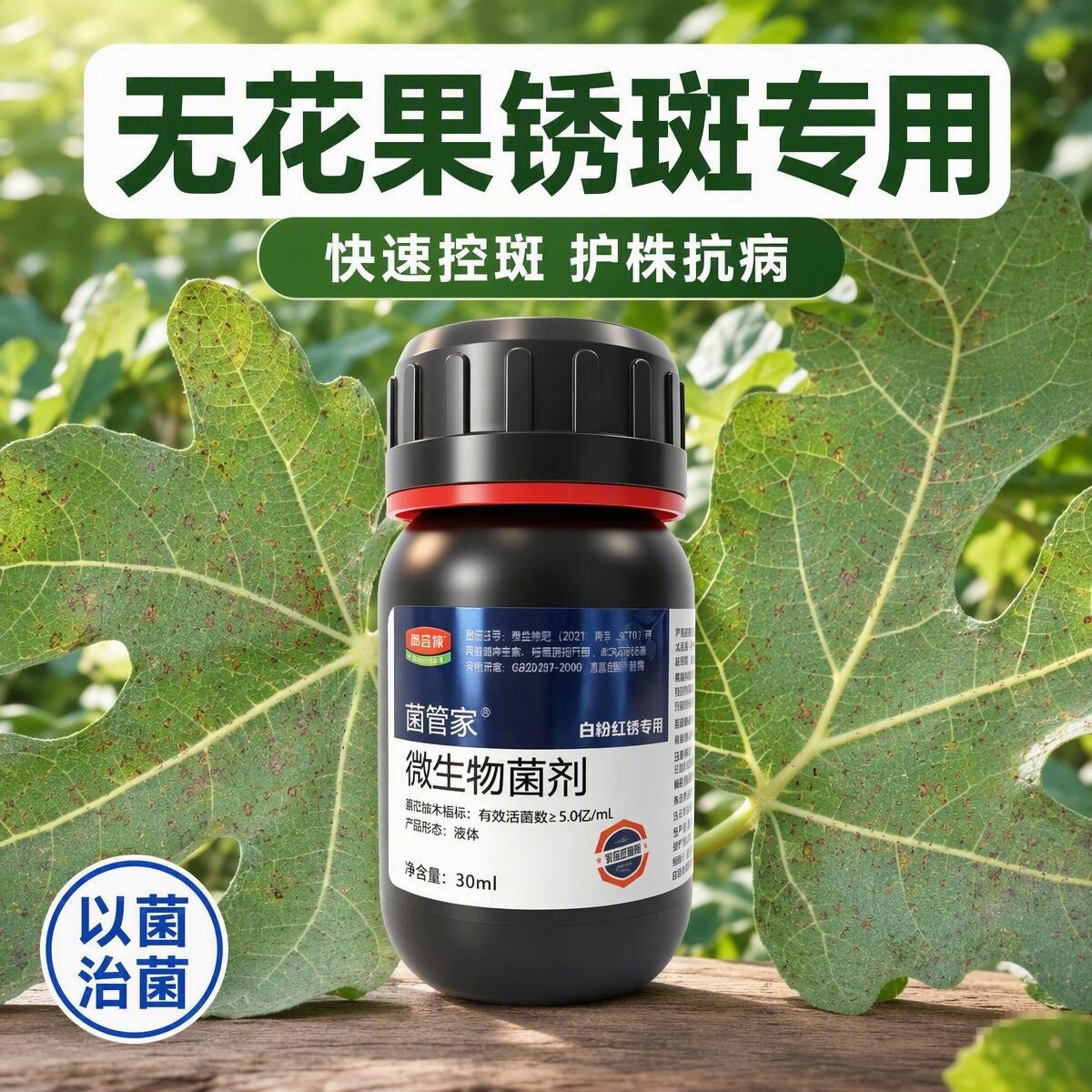 无花果锈病专用药炭疽复合肥料无花果叶子生病了怎么办斑铁锈病药