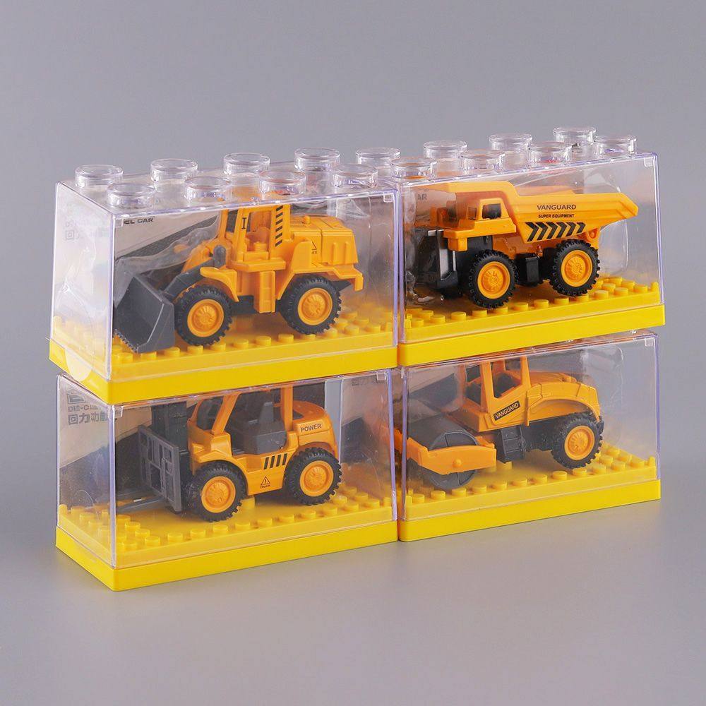 亚克力盒合金工程车儿童回力玩具车宝宝迷你小汽车压路机运输车,玩具/童车/益智/积木/模型,惯性/回力/滑行玩具,淘宝优惠券,粉丝福利购,淘宝优惠卷