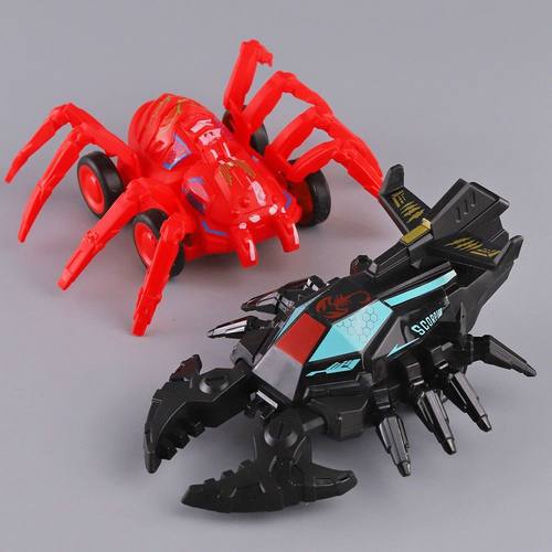 儿童机械玩具车仿真特技旋转剪刀惯性蝎子车耐摔模型车礼品蜘蛛车