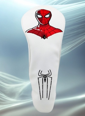Spiders高尔夫木杆套潮酷蜘蛛侠刺绣135U球头保护套高品质杆头套