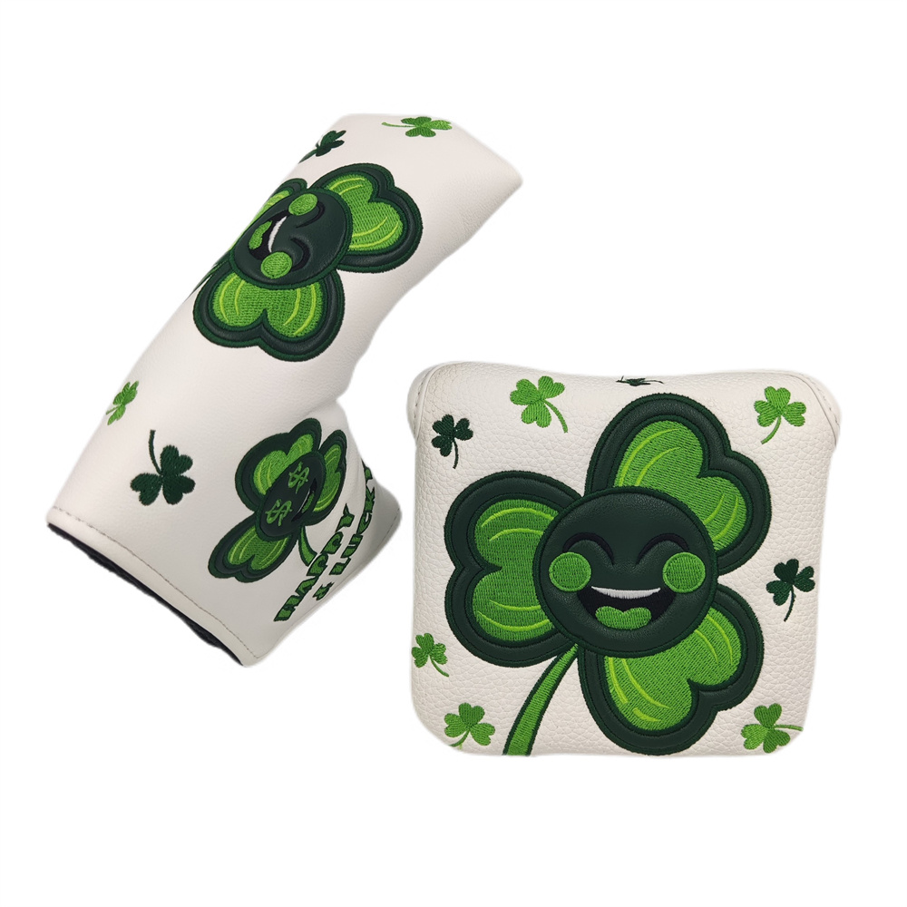 幸运草大方形磁铁原创限量推杆套