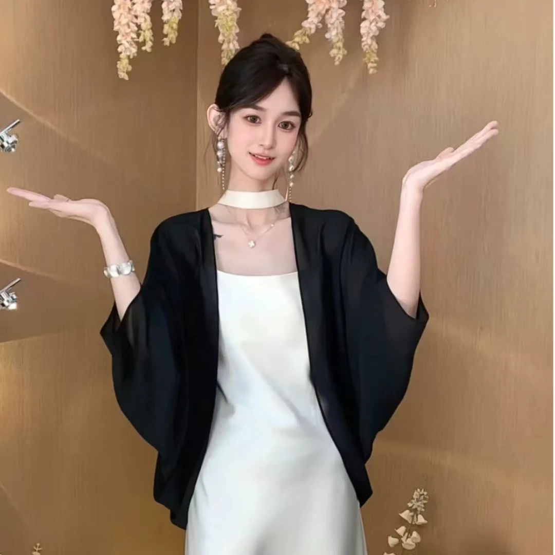 2026法式七分袖防晒开衫仙女风图片