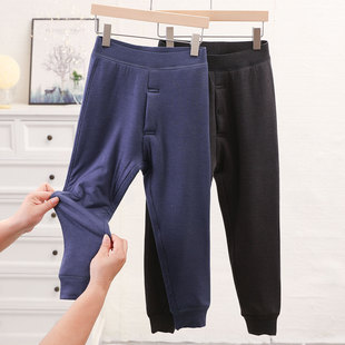 苞米布衣含羊毛校服神器加厚儿童保暖裤男童打底棉裤中大童衬裤