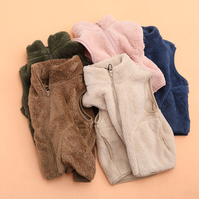 舒棉绒儿童马甲秋冬男童女童加绒无品牌背心宝宝加厚保暖韩版马夹,童装/婴儿装/亲子装,马甲,淘宝优惠券,粉丝福利购,淘宝优惠卷