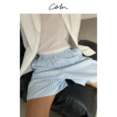 COLN三粒扣家居短裤 不夸张却时髦 助你1键轻松sagging
