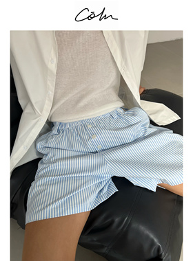 COLN第二件5折!三粒扣家居短裤助你1键轻松sagging 不夸张却时髦