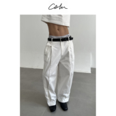 长不长但是我很爱 裤 COLN这是一条非常挺括&宽松 纯棉打褶休闲裤