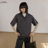 不讨好其实是打破所谓 Polo看似乖巧下 一丝不苟 领短袖 COLN法式