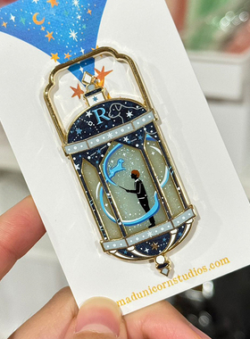 哈利波特同人周边 madunicorn太太徽章 城堡摄魂怪罗恩提灯新款