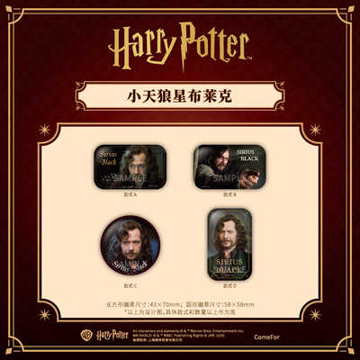 哈利波特系列生日徽章
