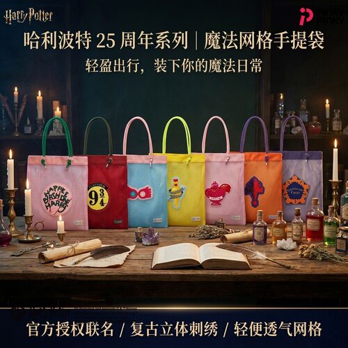哈利波特网纱单肩手提包纪念款