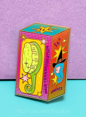 哈利波特同人周边 madunicorn太太徽章 韦斯莱WW-Comb胸针