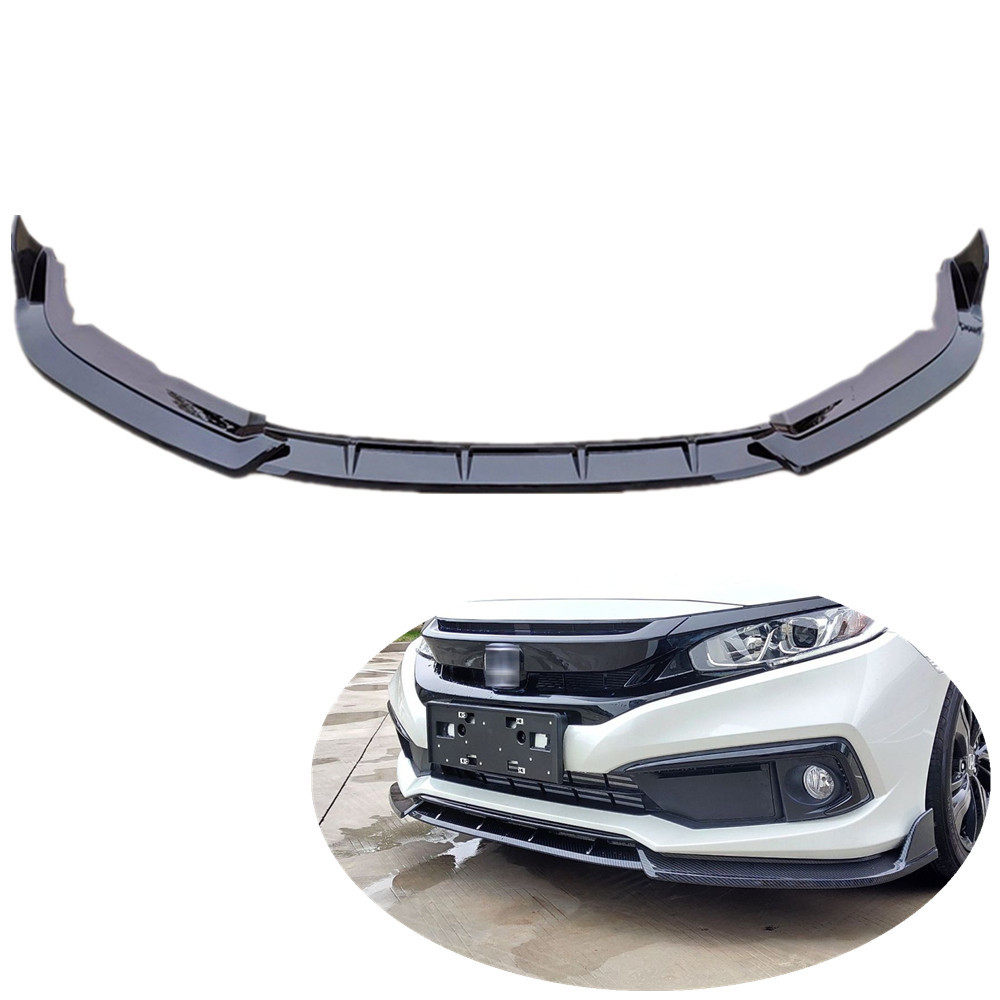 适用于19款十代思域改装前保险杠前唇新思域三段式前铲通用前唇,汽车零部件/养护/美容/维保,保险杠,淘宝优惠券,粉丝福利购,淘宝优惠卷