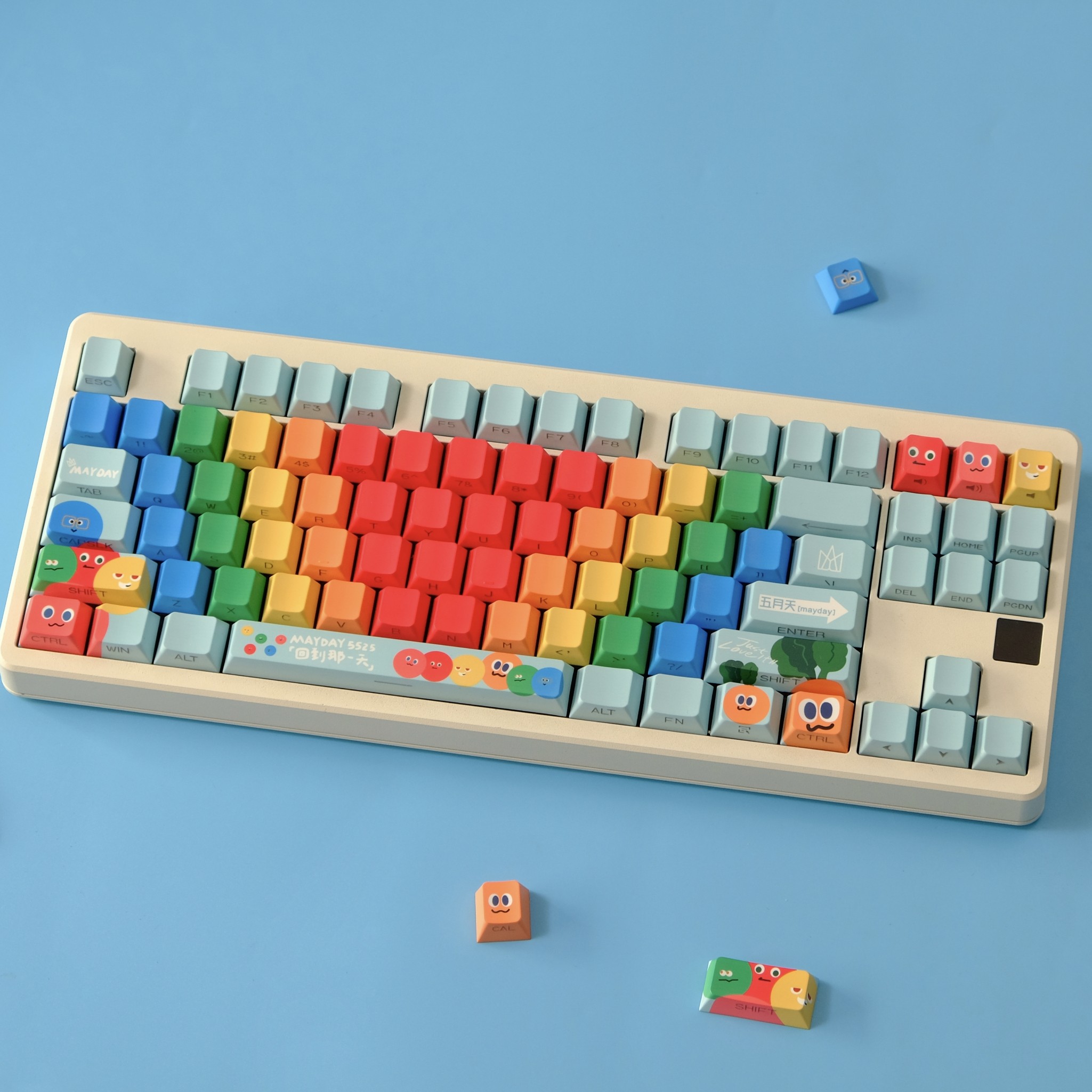 五月天键帽侧刻透光wmls应援原厂高度PBT热升华1 68 75 87 98 108,电脑硬件/显示器/电脑周边,键帽,淘宝优惠券,粉丝福利购,淘宝优惠卷