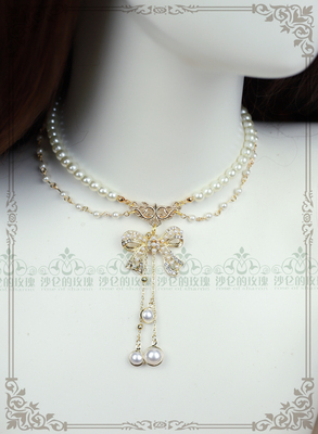 独家蝶影幻梦镶珍珠cla系lolita