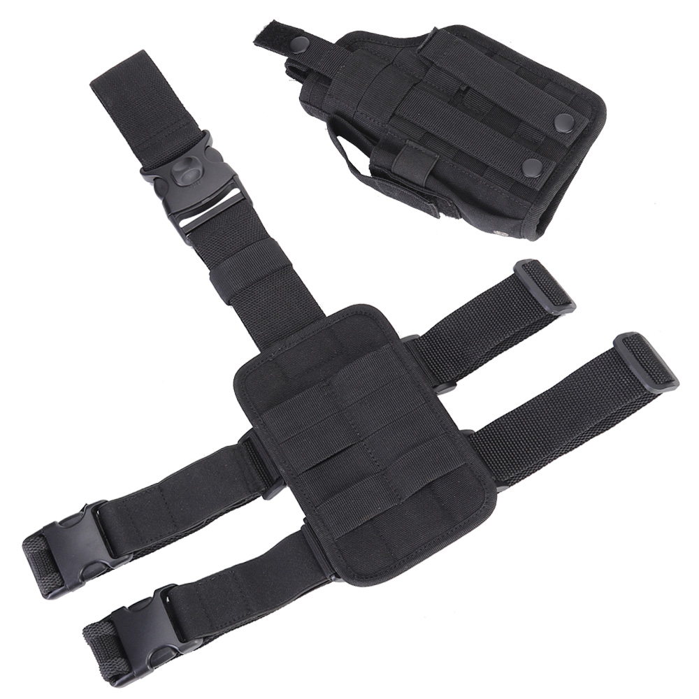 多功能战术腿包绑腿杂物包组合腿包防滑织带款通用快拔套-封面