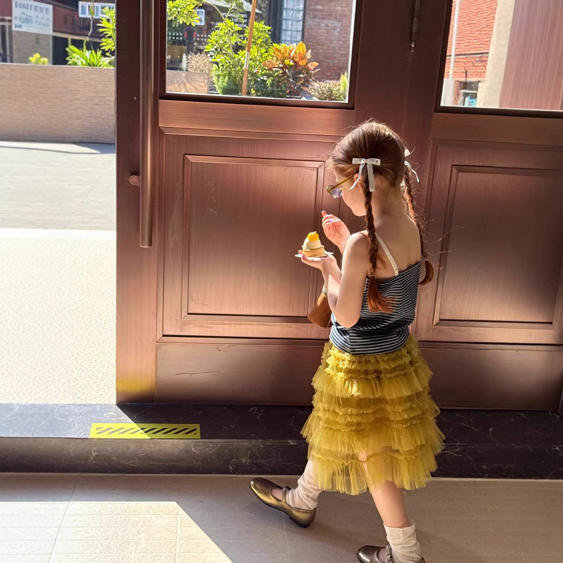 26年春夏新款女童时尚洋气可爱纱裙儿童半身裙女宝甜美公主蛋糕裙