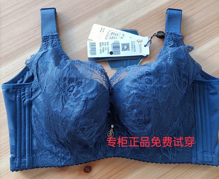 纤妍新款YW6688燕窝杯升级版细腻精致蕾丝蚕丝内里五排扣全调整型