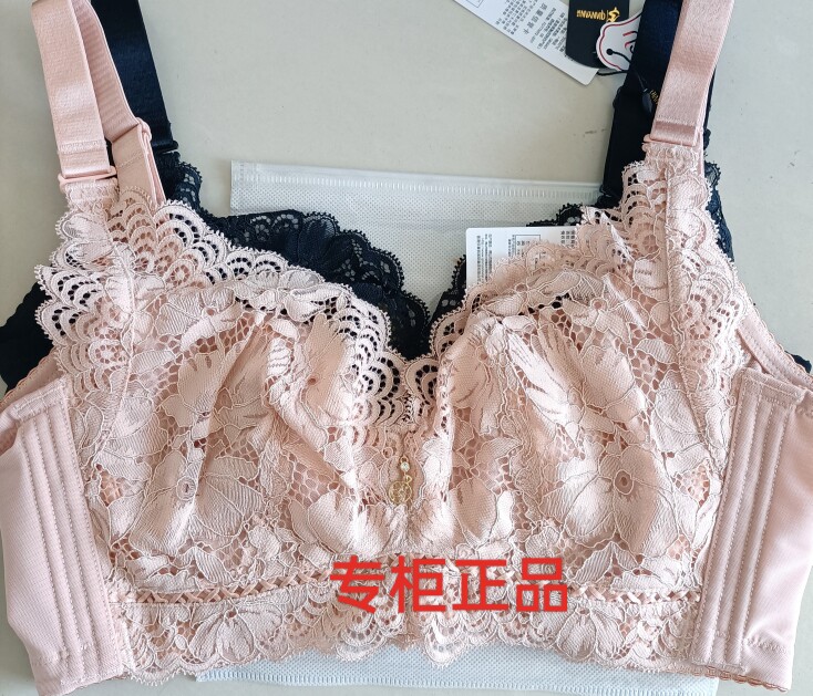 纤妍文胸罩秋冬新款薄款调整型全杯罩水晶杯大码内衣蕾丝BW0715