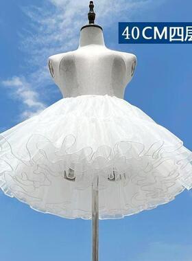 裙撑COS女仆lolita无骨裙撑日常暴力蓬蓬衬裙洛丽塔纱撑公主裙撑