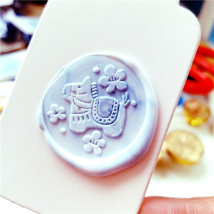 印章图章 马年小马章 和风章 花环 印章 【马】属相马 火漆印章