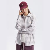 宽松潮牌长袖 STRIIS 24AW约翰真棒格子衬衫 衬衣复古休闲外套