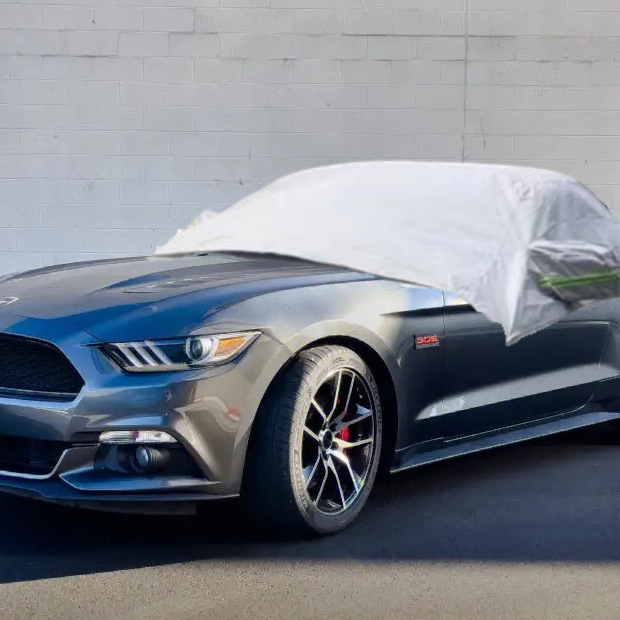 适用于福特野马软顶敞篷专用汽车车衣半罩车罩防雨防晒防猫抓车套