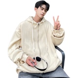 2025秋季新款潮牌时尚男士开衫卫衣提花连帽卫衣外套WY633-P60，女装短外套，电商A006