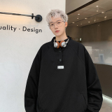 现货美式复古上衣男高街潮牌ins宽松休闲百搭套头衫卫衣W9906-P45，男装卫衣，电商A006