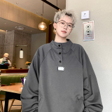 现货美式复古上衣男高街潮牌ins宽松休闲百搭套头衫卫衣W9906-P45，男装卫衣，电商A006