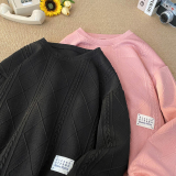 2025春装新款圆领宽松情侣长袖t恤衫男士潮流百搭卫衣 W9905-P35,男装T恤,电商A006,电商基地 2025春装新款圆领宽松情侣长袖t恤衫男士潮流百搭卫衣 W9905-P35,男装T恤,电商A006,电商基地