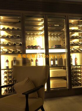 佛山不锈钢酒柜展示柜 不锈钢恒温酒柜专业定制