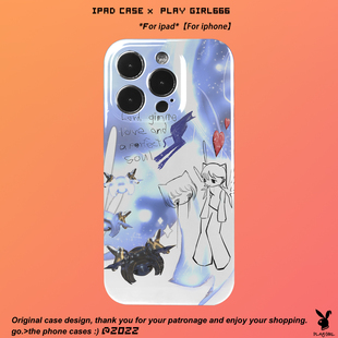 11小米13华为p40荣耀10安卓 手机壳适用iPhone17pro苹果亮面菲林壳12 PlayGirl未来感可爱梦幻元 宇宙二次元