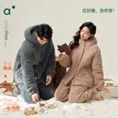 睡衣女加厚珊瑚绒男家居服套装 三层夹棉情侣冬季 巨保暖 安之伴