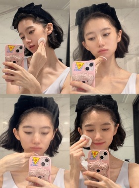 ECHOBIYA/高颅顶遮发缝神器/蝴蝶结丝绒发箍