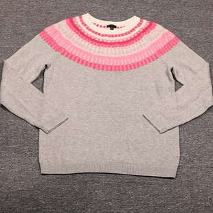 毛衣针织衫 棉混纺提花纹理圆领长袖 NO退NO换7 女装 美单TBS大码