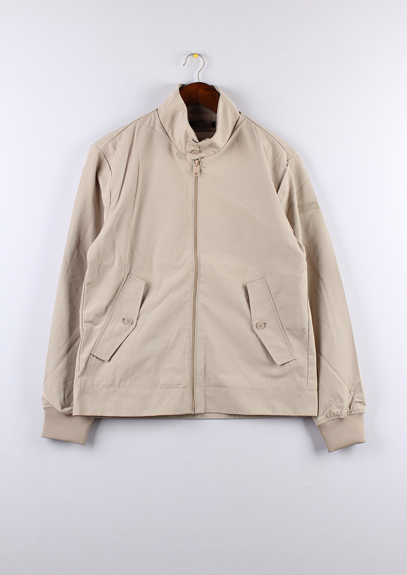 E家翻领立领春秋纯色夹克衫外套