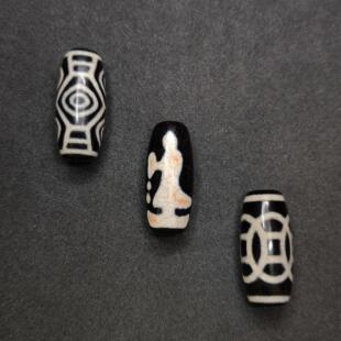 天玛西藏天珠血丝龙眼钱串滴水观音玛瑙玉髓古玩男女手链项链配珠